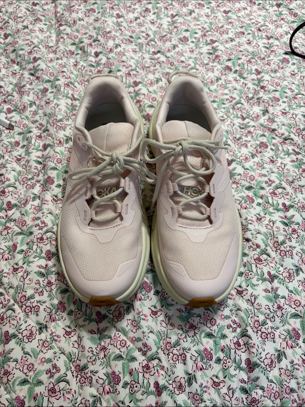 HOKA Light Pink Women's Athletic Sneakers - Comfortable Everyday Running Shoes